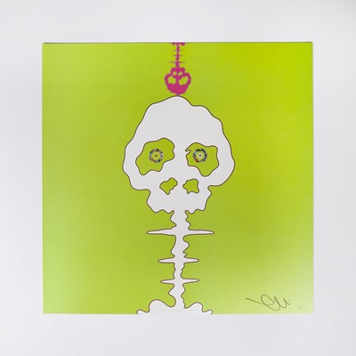 Lot 61 - Takashi Murakami (Japanese 1962-), 'Lime Green - Time (Time Bokan)', 2011