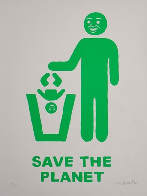 Lot 50 - Joan Cornella (Spanish 1981-), 'Save The Planet', 2022