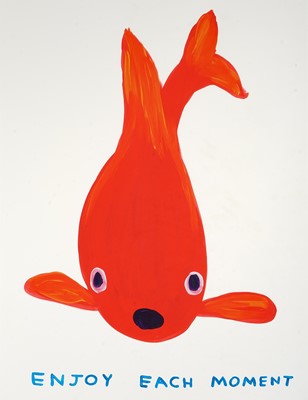 Lot 118 - David Shrigley (British 1968-), 'Untitled (Enjoy Each Moment)', 2022