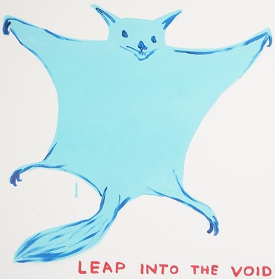 Lot 126 - David Shrigley (British 1968-), 'Leap Into The Void', 2023