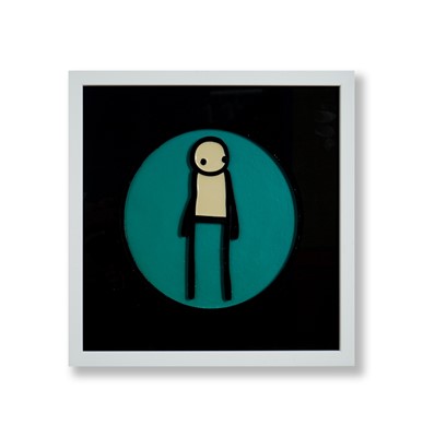 Lot 176 - Stik (British 1979-), 'Plaque (Heritage Blue)', 2011