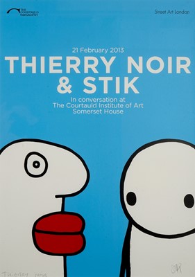 Lot 203 - Thierry Noir & Stik (Collaboration), 'In Conversation', 2013