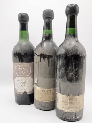 Lot 1 - 3 bottles 1966 Warre