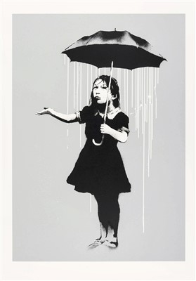 Lot 461 - Banksy (British b.1974), 'NOLA (White Rain)', 2008