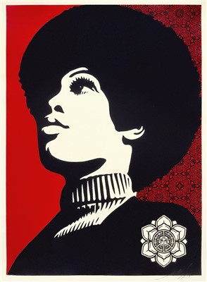 Lot 100 - Shepard Fairey (American b.1970), ‘Panther Power’, 2007