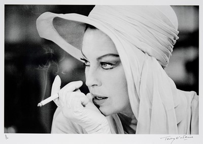 Lot 99 - Terry O'Neill (British 1938-2019), 'Ava Gardner on the set of 'The Life and Times of Judge Roy Bean', Tucson', 1972