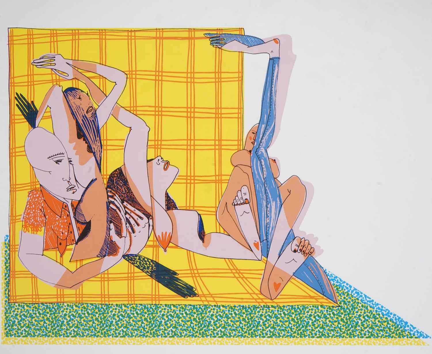 Lot 123 - Christina Quarles (American 1985-), 'Laid Up', 2020