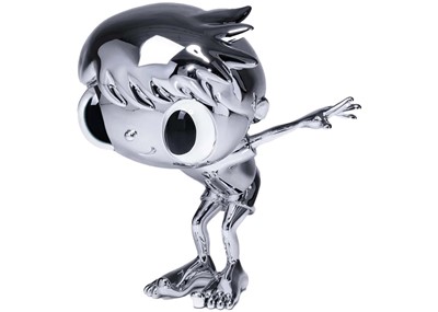 Lot 57 - Javier Calleja (Spanish 1971-), 'No Wings to Fly (Silver), 2023