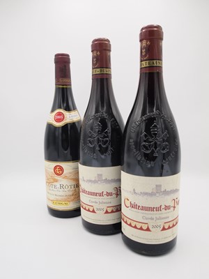 Lot 175 - 3 bottles Mixed 2005 Rhone
