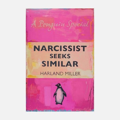 Lot 108 - Harland Miller (British 1964-), 'Narcissist Seeks Similar (Large)', 2021