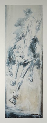Lot 170 - Richard Hambleton (Canadian 1952-2017), 'Horse & Rider - White', 2018