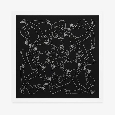Lot 6 - Ai Weiwei (Chinese 1957-), 'Middle Finger In Black', 2023