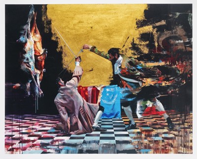 Lot 154a - Conor Harrington (Irish 1980-), 'Fight Club (The Mess We Make)', 2013