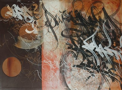 Lot 155a - José Parlá (American 1973-), 'Split Universe', 2006