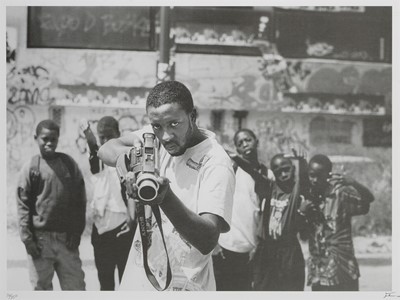 Lot 163a - JR (French 1983-), 'Ladj Ly (Found LA Edition)', 2006