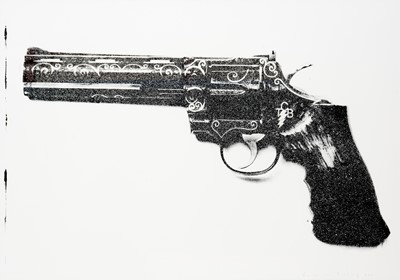 Lot 130 - Russell Young (British/American 1959-), 'Elvis TCB Gun - Single (CA)', 2011