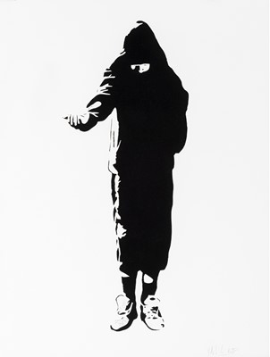 Lot 167 - Blek Le Rat (French 1951-), 'Beggar', 2006