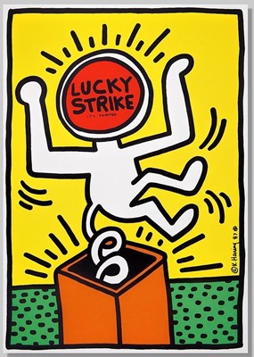 Lot 260 - Keith Haring (American 1958-1990), 'Lucky Strike II' 1987