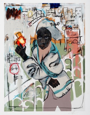 Lot 49 - Jammie Holmes (American 1984-), 'Pop Gun', 2020
