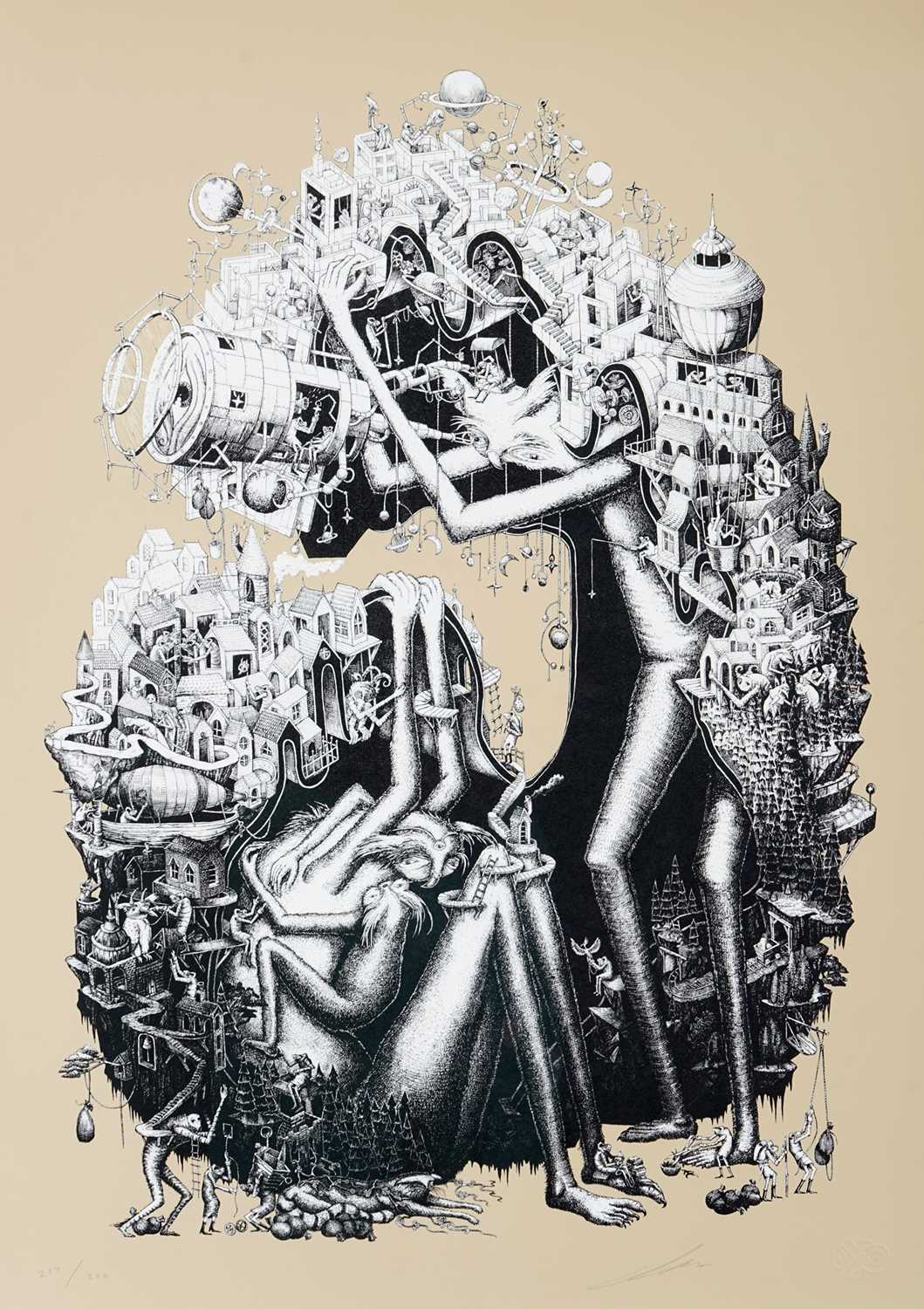 Lot 173 - Phlegm (British), 'Civilisation II', 2022