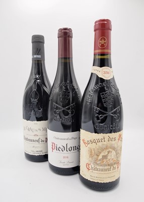Lot 177 - 12 bottles Mixed Chateauneuf-du-Pape
