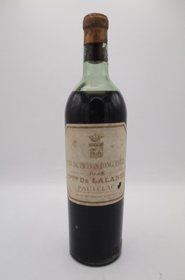 Lot 27 - 1 bottle 1945 Ch Pichon-Longueville, Lalande