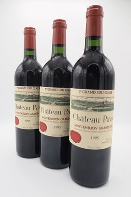 Lot 66 - 3 bottles 1995 Ch Pavie