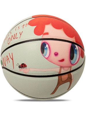 Lot 51 - Javier Calleja x Mira Mikati (Collaboration), 'Basketball (Green)', 2021