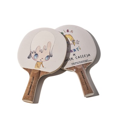 Lot 53 - Javier Calleja x Mira Mikati (Collaboration), 'Tennis Bats & Balls Set', 2021