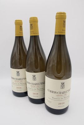 Lot 158 - 6 bottles 2010 Corton-Charlemagne Bonneau du Martay