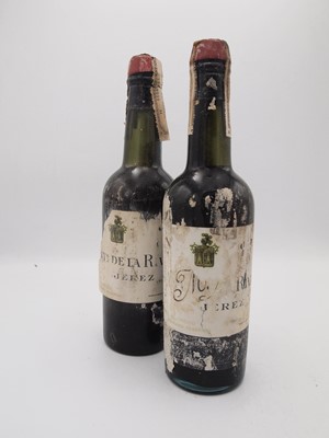 Lot 35 - 6 half-bottles Mixed Antonio de la Riva Sherry Bottled 1943