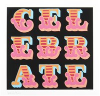 Lot 164 - Ben Eine (British b.1970), ‘Celebrate – Circus’, 2016