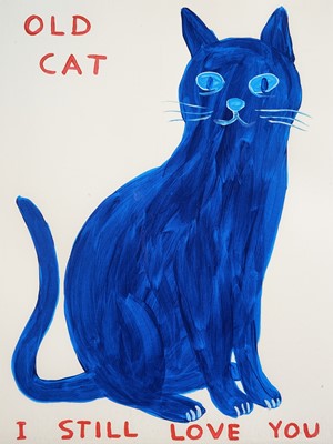 Lot 122 - David Shrigley (British 1968-), 'Old Cat', 2022