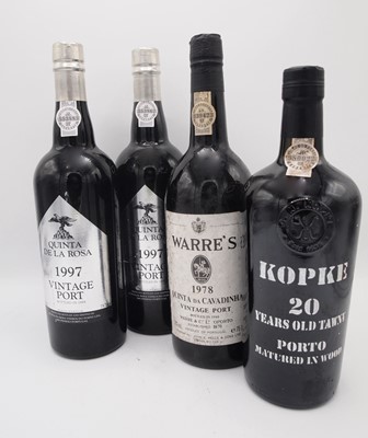 Lot 25 - 4 bottles Mixed Port