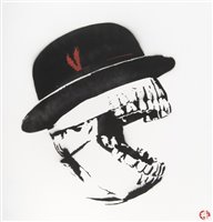 Lot 268 - Nick Walker (British b.1969), ‘Skeleton Hat’