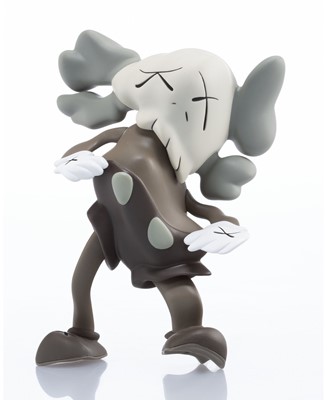 Lot 166 - Kaws (American 1974-) & Robert Lazzarini (American 1965- ) (Collaboration), 'Companion (Brown)', 2010