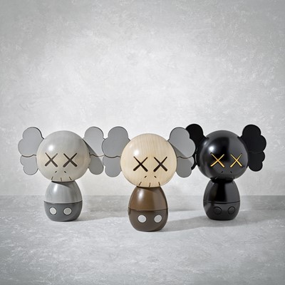 Lot 71 - Kaws (American 1974-), 'Holiday Japan Kokeshi Dolls', 2019