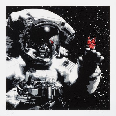 Lot 177 - Martin Whatson (Norwegian 1984-), 'Eternal Reflection - Mini Print (Red)', 2020