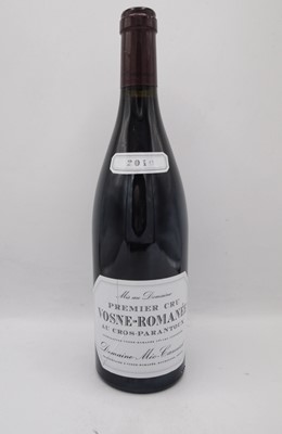 Lot 138 - 1 bottle 2010 Vosne-Romanee Au Cros Parantoux Meo-Camuzet