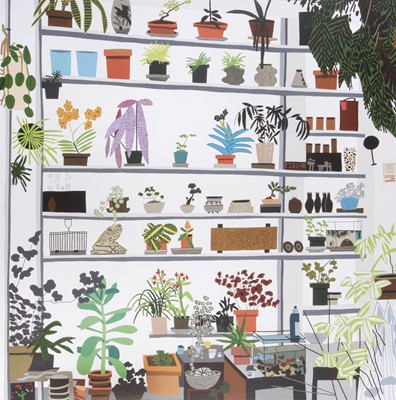 Lot 118 - Jonas Wood (American 1977-), ‘Large Shelf Still Life Poster’, 2017