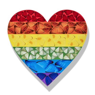 Lot 28 - Damien Hirst (British 1965-), 'Butterfly Heart (Small) H7-4', 2020