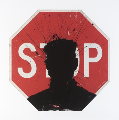 Lot 163 - Richard Hambleton (Canadian 1952-2017), 'Stop Sign', 2018