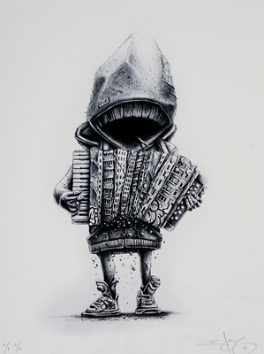 Lot 75 - Pez (French), 'Ghetto Blaster', 2023