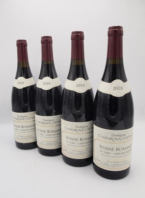 Lot 75 - 8 bottles 2010 Vosne-Romanee Les Suchots Confuron-Cotetidot