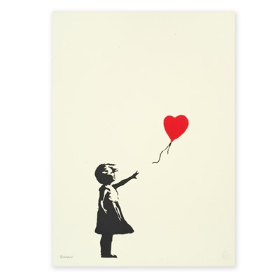 Lot 170 - Banksy (British 1974-), 'Girl With Balloon', 2004 (Signed)