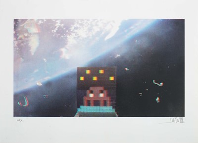Lot 157 - Invader (French 1969-), 'Art4Space (3D)', 2013