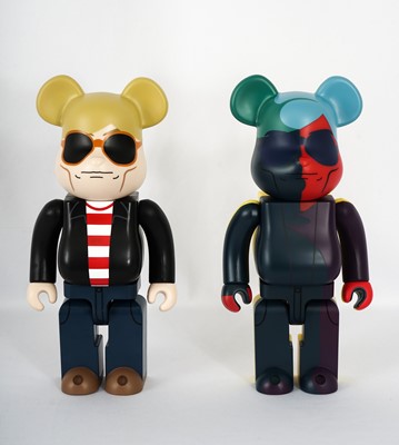 Lot 18 - Bearbrick & Andy Warhol 'Silkscreen & 60's Style Ver. 400%', 2016