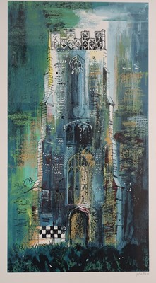 Lot 75 - John Piper (British 1903-1992), 'Stansfield Church', 1986