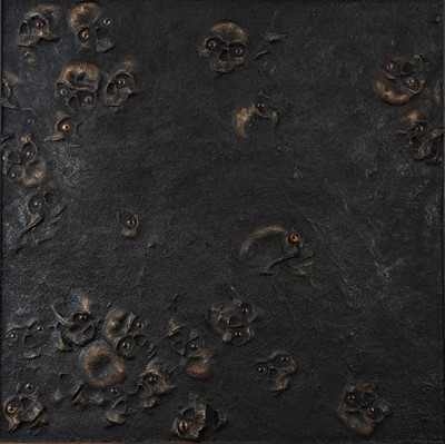 Lot 131 - Jake & Dinos Chapman (British), 'Skull Panel', circa 2003