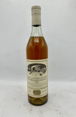 Lot 146 - 1 bottle 1970 Wine Society Early Landed Cognac